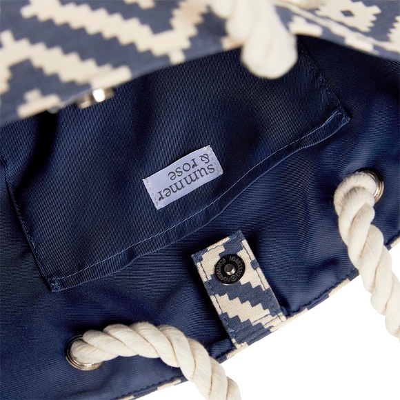Summer & Rose Navy Diamond Tote - Picture 6 of 8